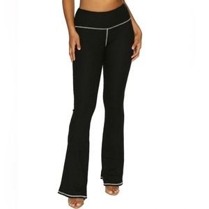 Naked Wardrobe | Get Thermal High Waist Pants | Black